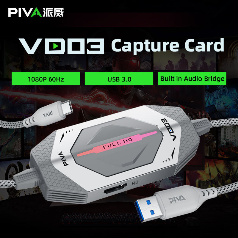 PIVA VD03 Capture Card 1080P@60Hz