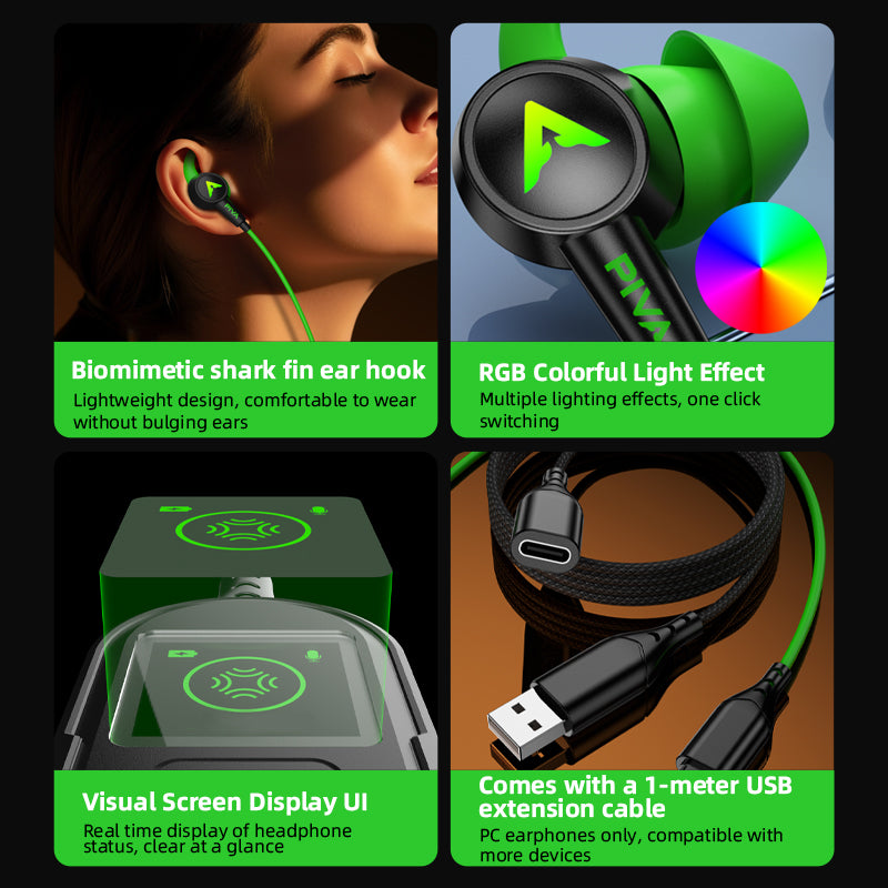 PIVA S6 Pro Gaming Earphones