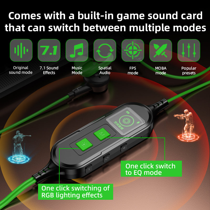 PIVA S6 Pro Gaming Earphones