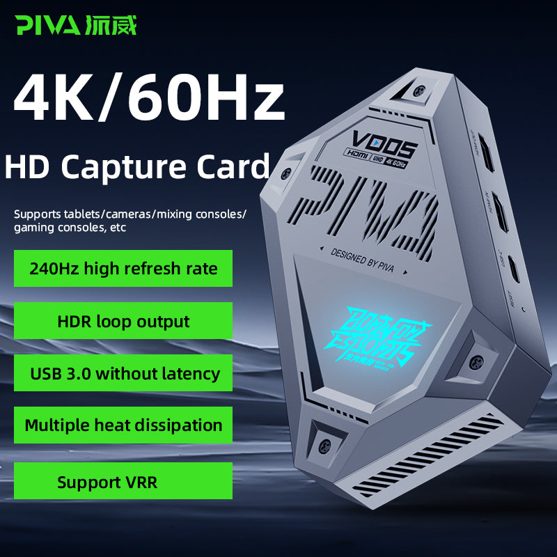 PIVA VD05 Capture Card 4K@60Hz with HDR