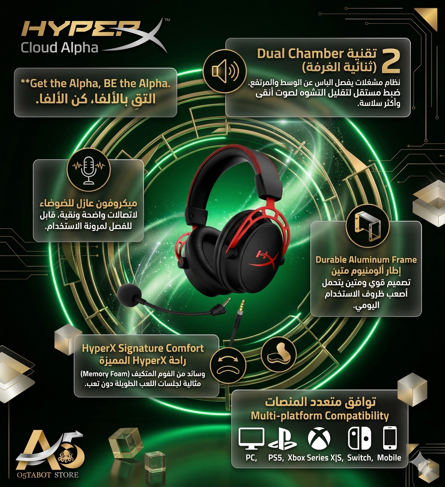 HyperX Cloud Alpha Gaming Headset