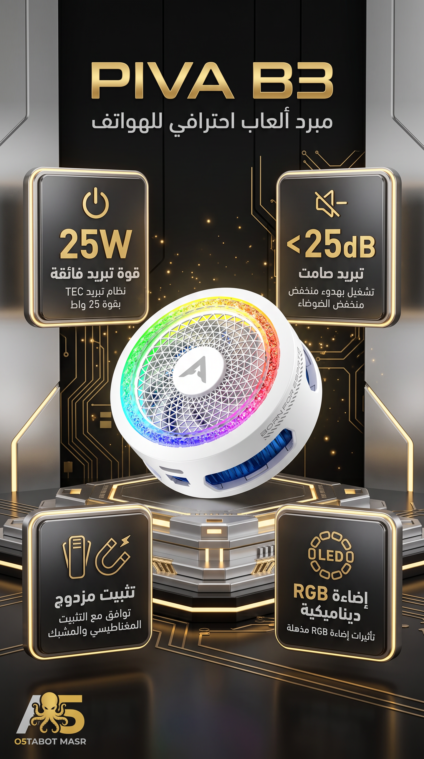 PIVA B3 Magnetic Phone Cooler
