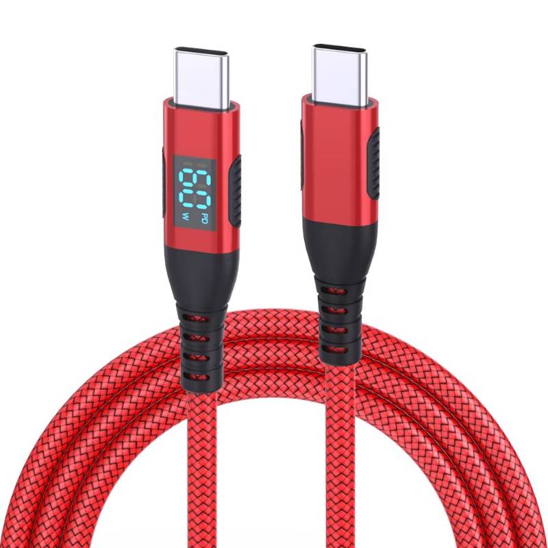 Type-C to Type-C 2m Cable With Display