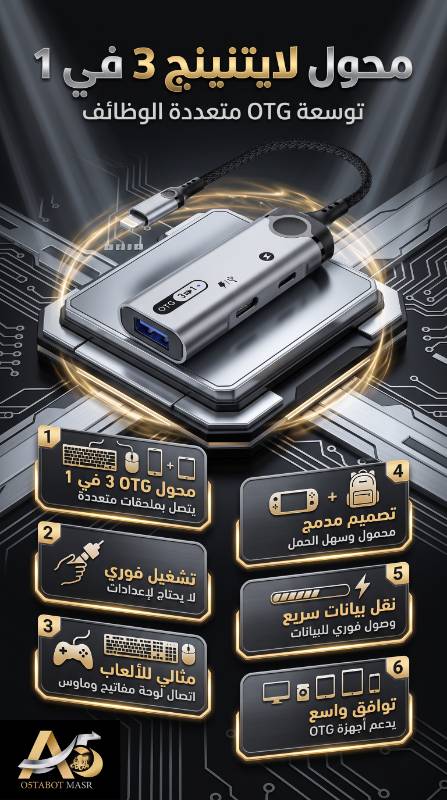 Lightning Adapter 3 in 1