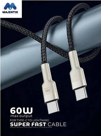 MAJENTIK Type-C to Type-C 2m Cable