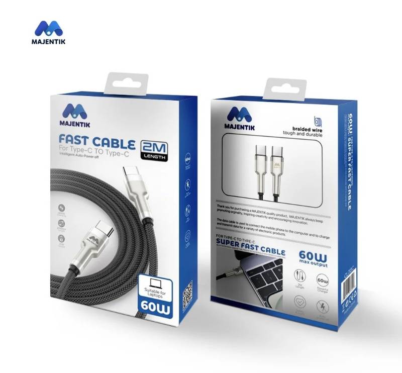 MAJENTIK Type-C to Type-C 2m Cable