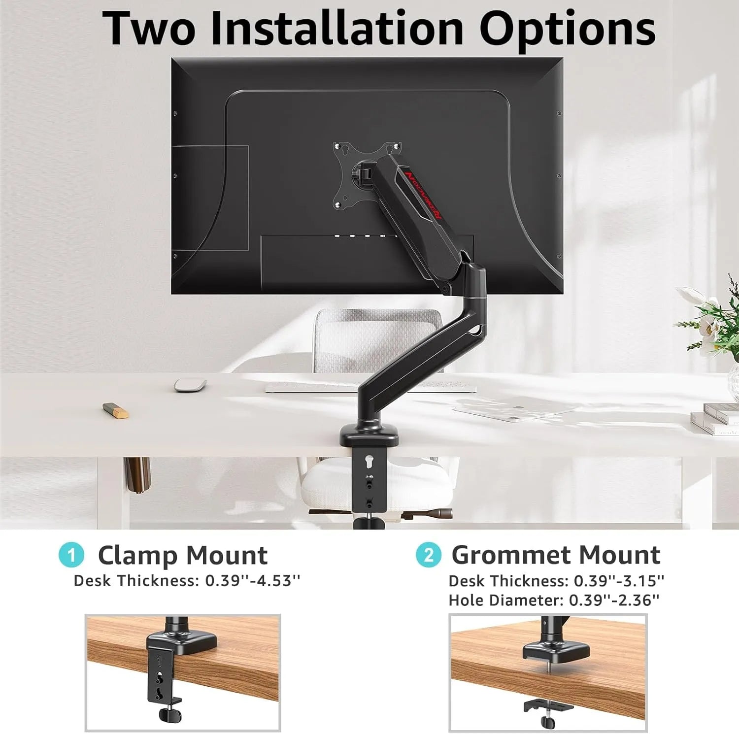 DY01 Premium Full-Motion Monitor Arm