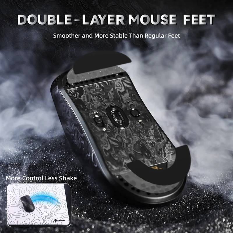 ATTACK SHARK R11 ULTRA Carbon Fiber Wireless 8K Gaming Mouse