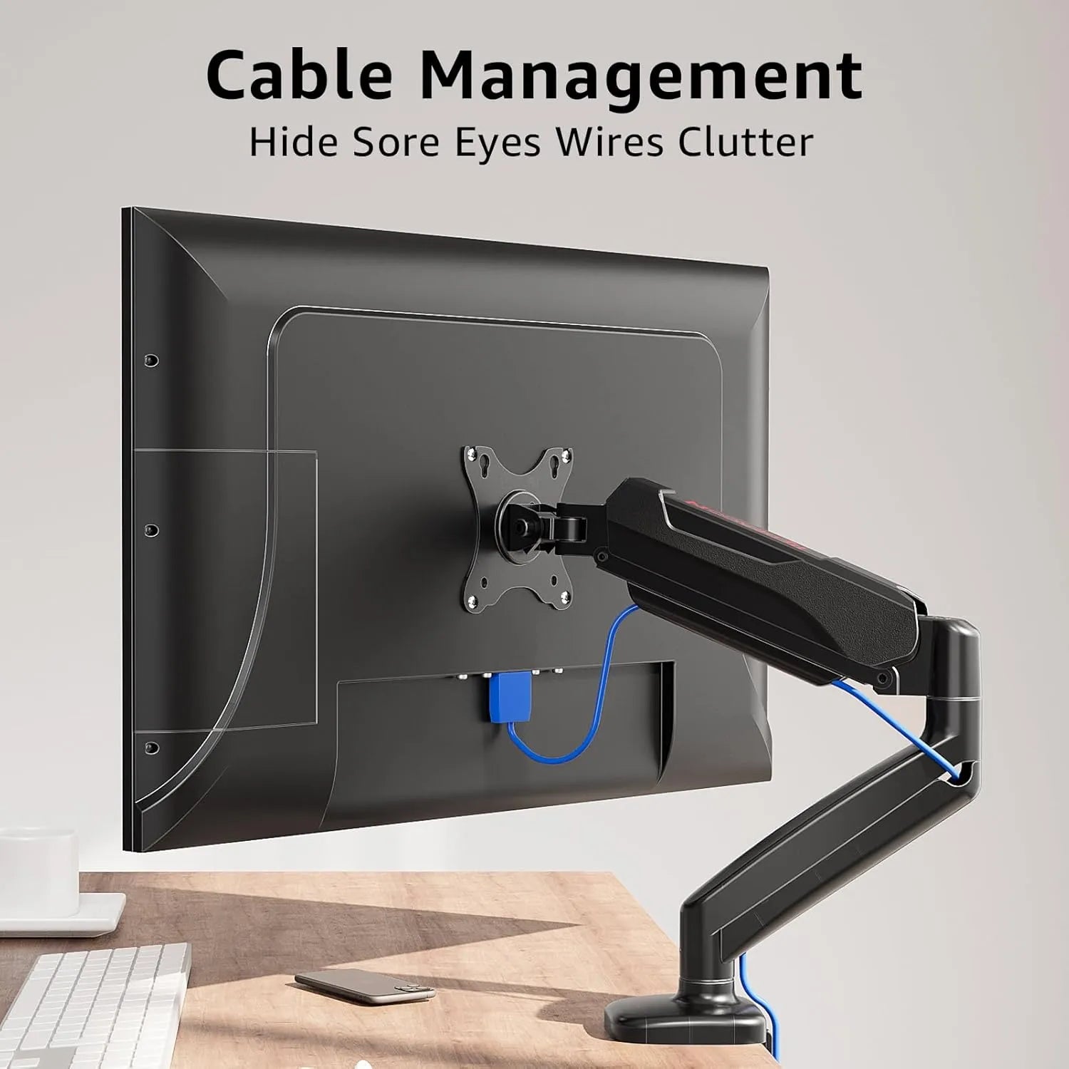 DY01 Premium Full-Motion Monitor Arm