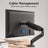 DY01 Premium Full-Motion Monitor Arm
